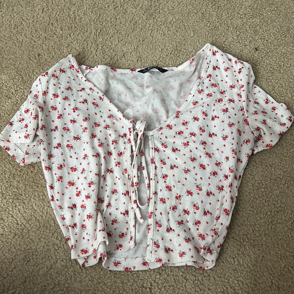 Floral print top
